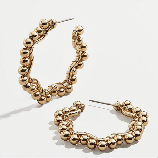 Bubbly Earrings - Gold / OS