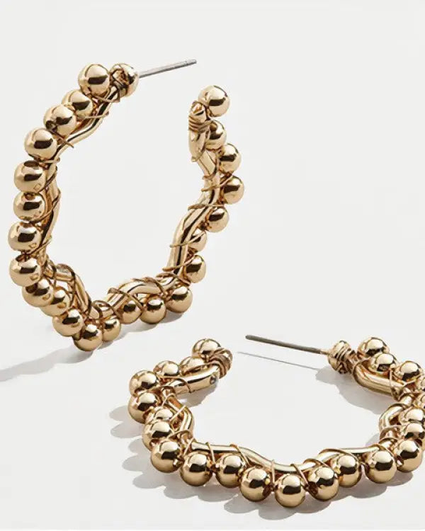 Bubbly Earrings - Gold / OS