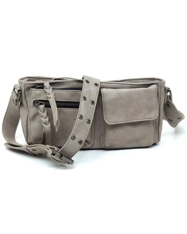 Buckle Strap Crossbody Bag