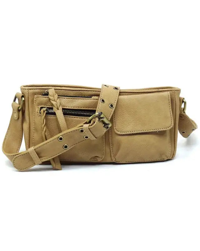 Buckle Strap Crossbody Bag