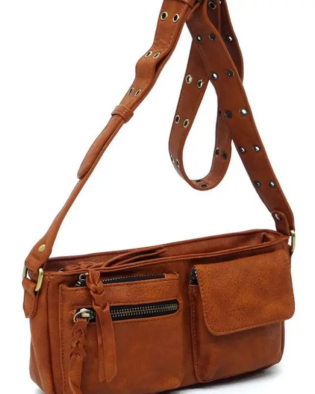 Buckle Strap Crossbody Bag