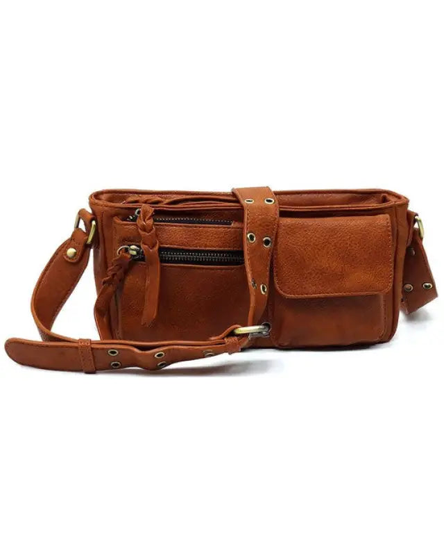 Buckle Strap Crossbody Bag