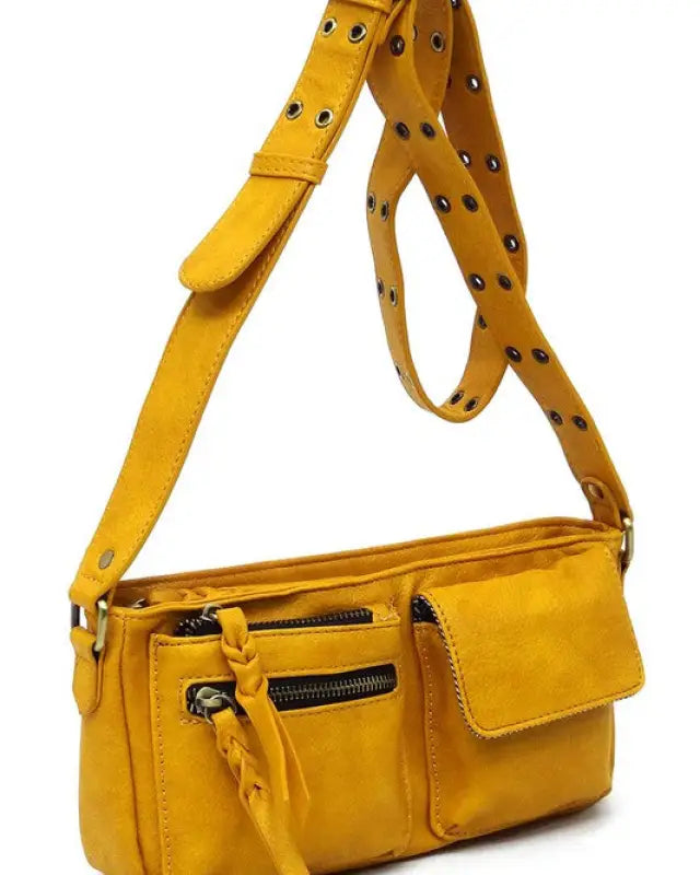 Buckle Strap Crossbody Bag