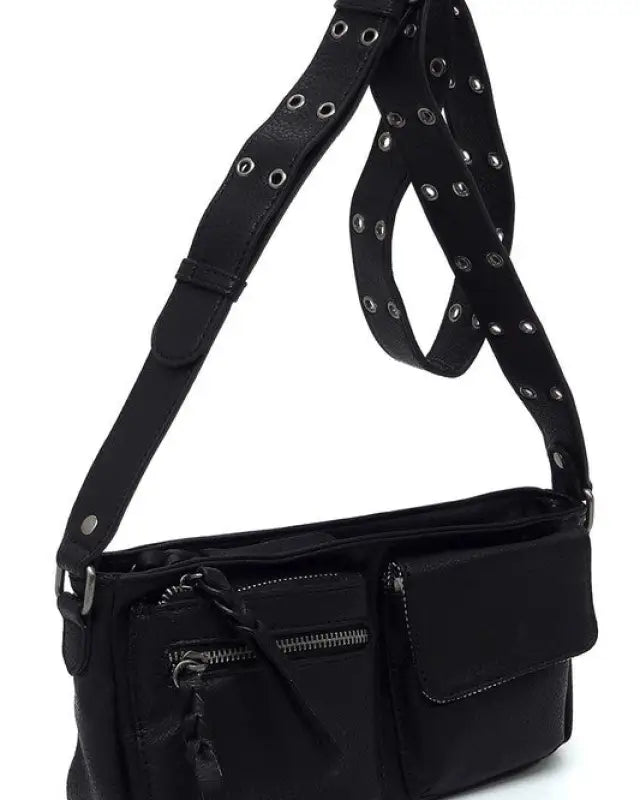 Buckle Strap Crossbody Bag