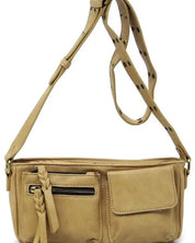 Buckle Strap Crossbody Bag