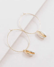 By the Shore Hoop Earrings - 14K Gold / OS