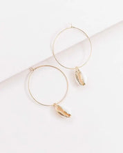 By the Shore Hoop Earrings - 14K Gold / OS