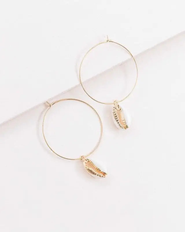 By the Shore Hoop Earrings - 14K Gold / OS