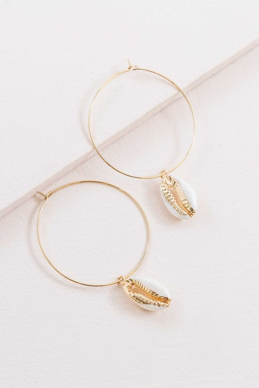 By the Shore Hoop Earrings - 14K Gold / OS