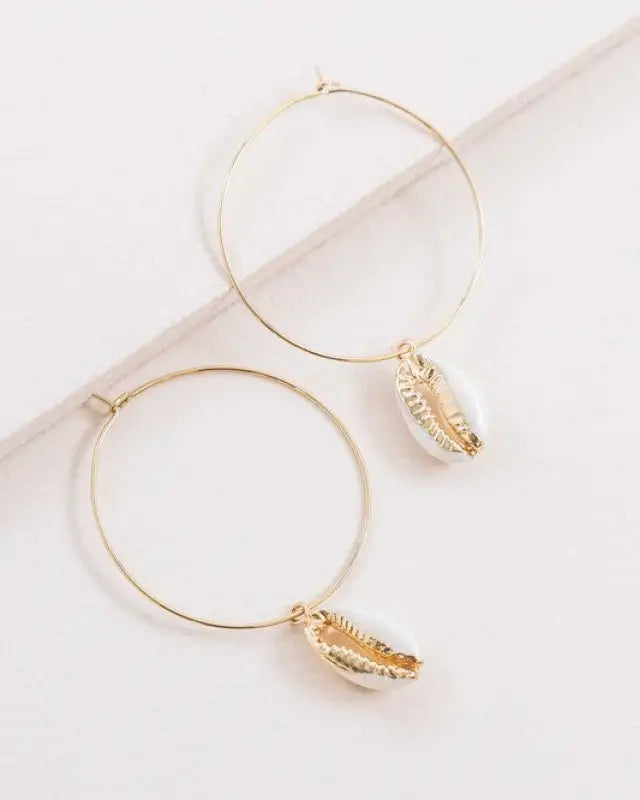 By the Shore Hoop Earrings - 14K Gold / OS