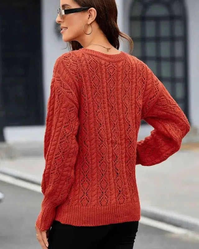 Camille Cable-Knit Sweater