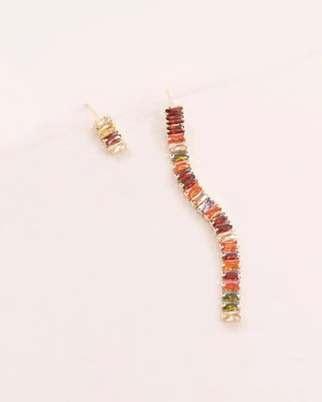 Candy Stone Dangle Earrings - Multi / OS