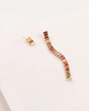 Candy Stone Dangle Earrings - Multi / OS