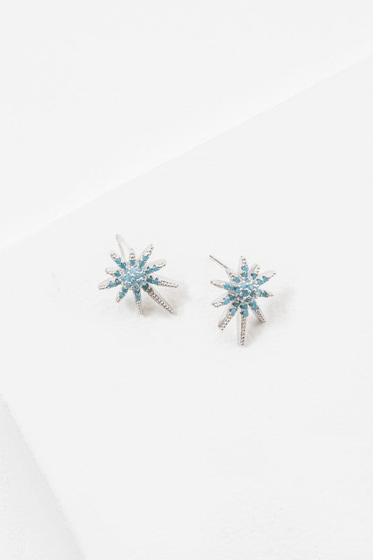 Carina Star Earrings - Silver / OS