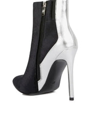 Cassidy Slade Metallic Highlight High Heeled Ankle Boots