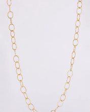 Chain bracelet and necklace set - gold / m