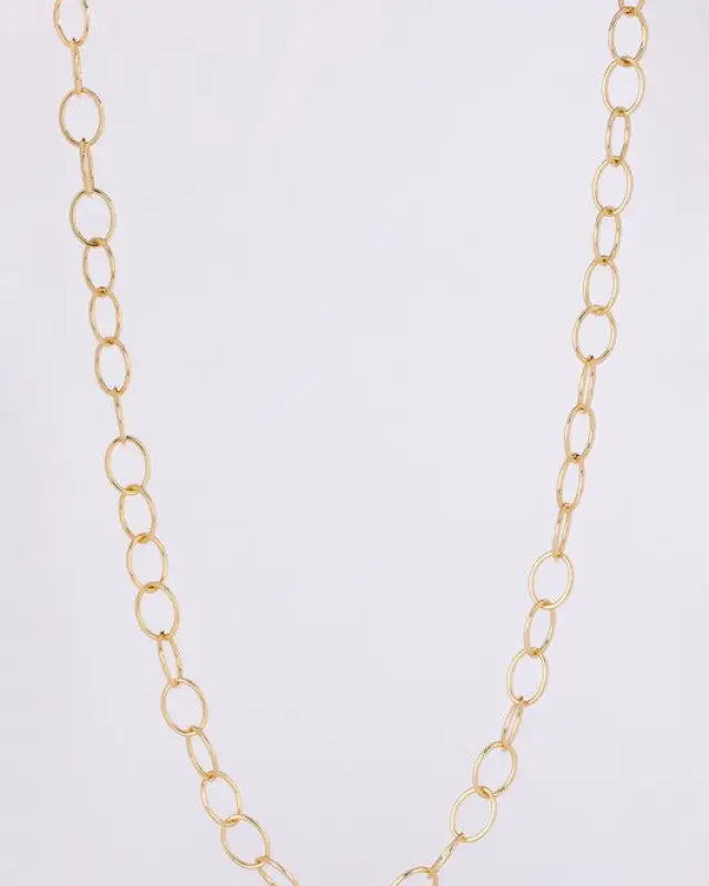 Chain bracelet and necklace set - gold / m