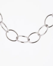 Chain bracelet and necklace set - silver / m