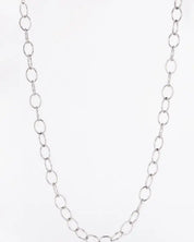 Chain bracelet and necklace set - silver / m