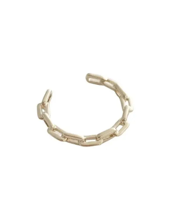 Chainlink Adjustable Ring - Gold / One Size