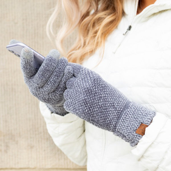 Chenille Touch Gloves