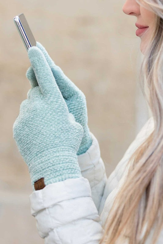 Chenille Touch Gloves