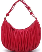 Chevron Quilted Shoulder Bag Hobo