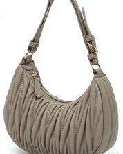 Chevron Quilted Shoulder Bag Hobo