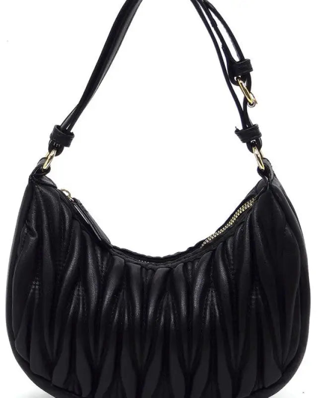 Chevron Quilted Shoulder Bag Hobo