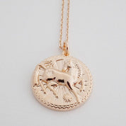 Chinese Zodiac Coin Necklace - Horse