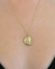 Chinese Zodiac Coin Necklace - Horse