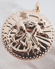 Chinese Zodiac Coin Necklace - Monkey