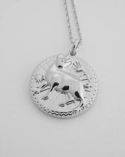 Chinese Zodiac Coin Necklace - Pig