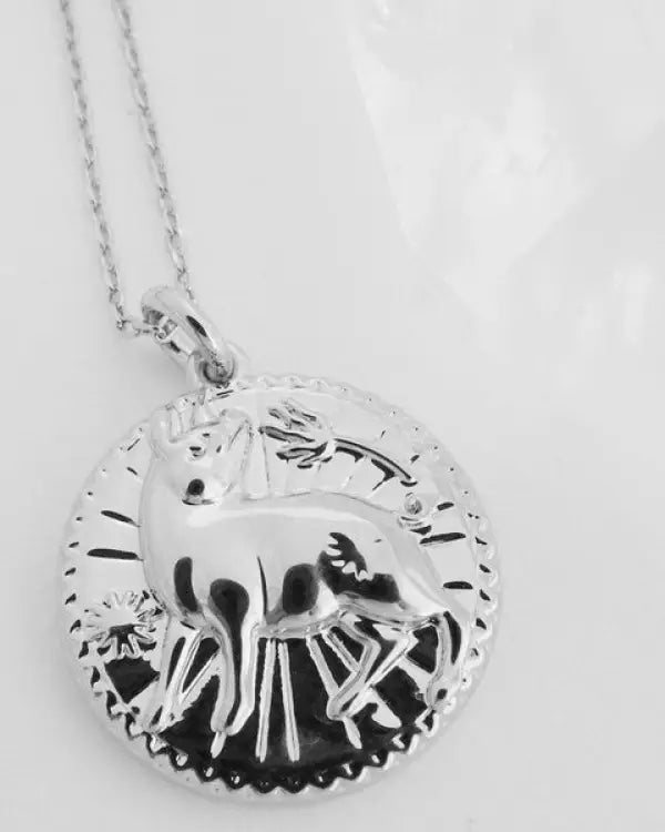 Chinese Zodiac Coin Necklace - Pig