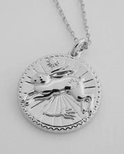 Chinese Zodiac Coin Necklace - Rabbit