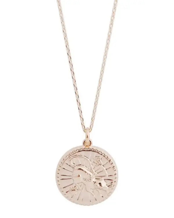 Chinese Zodiac Coin Necklace - Rat