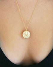 Chinese Zodiac Coin Necklace - Rooster