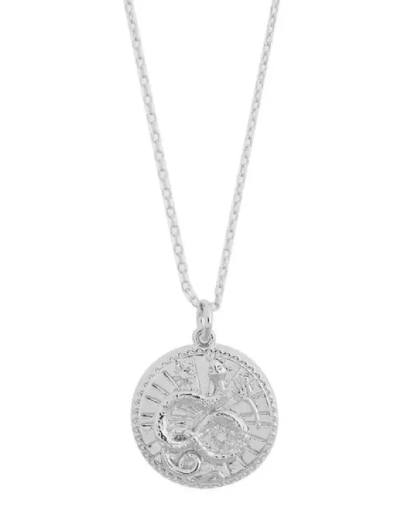 Chinese Zodiac Coin Necklace - Snake