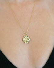 Chinese Zodiac Coin Necklace - Snake