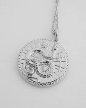 Chinese Zodiac Coin Necklace - Snake