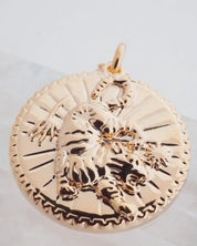 Chinese Zodiac Coin Necklace - Tiger