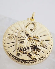 Chinese Zodiac Coin Necklace - Tiger