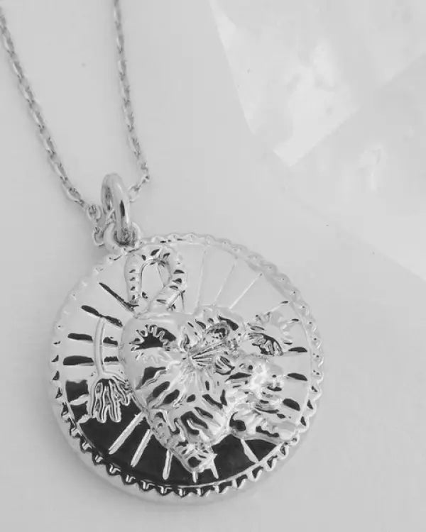 Chinese Zodiac Coin Necklace - Tiger