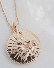 Chinese Zodiac Coin Necklace - Tiger