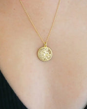 Chinese Zodiac Coin Necklace - Tiger