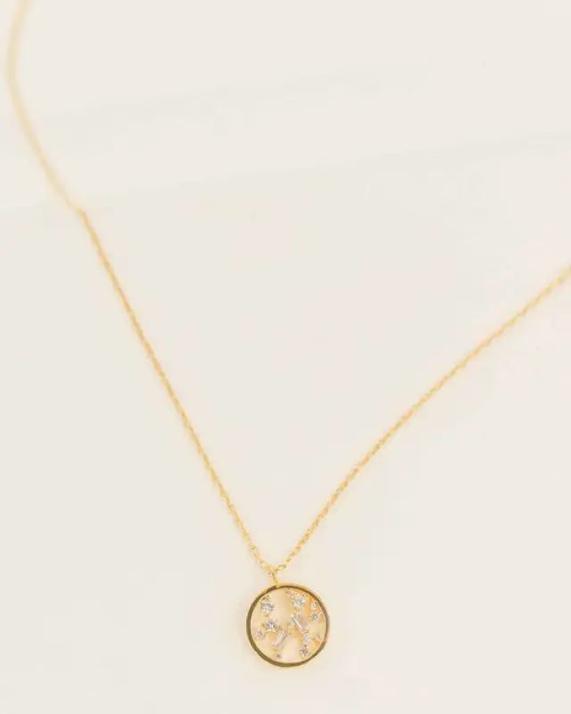 Circle Stone Necklace