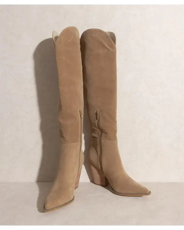 CLARA-KNEE HIGH WESTERN BOOTS