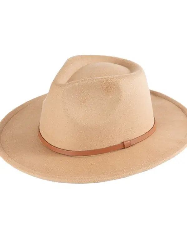 Classic Suede Felt Fedora Hat