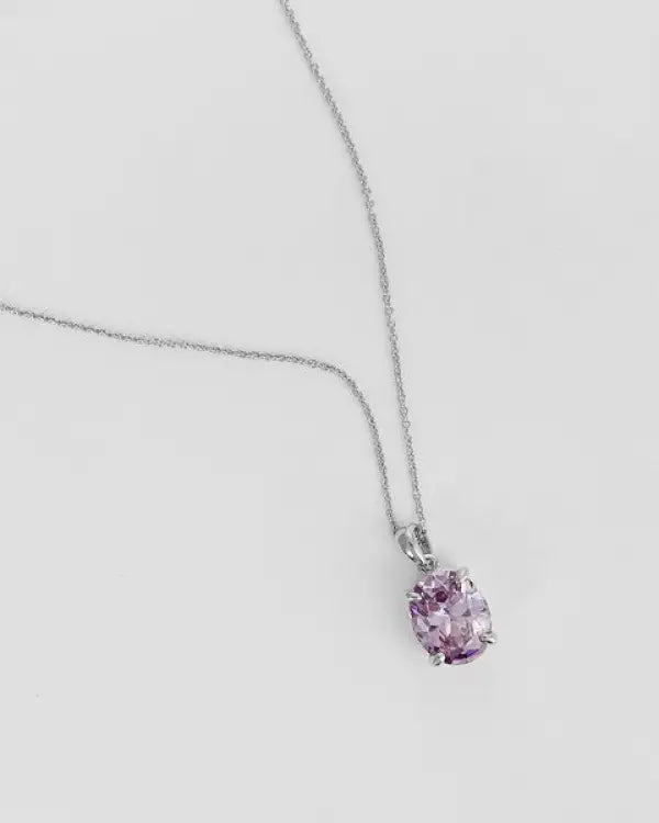 Confection Purple Crystal Necklace