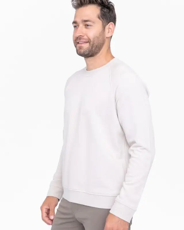 Cotton Blend Classic Crewneck